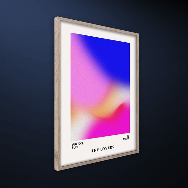 Tištěný obraz s rámem 50x70 cm Love Flow – Styler-image-3