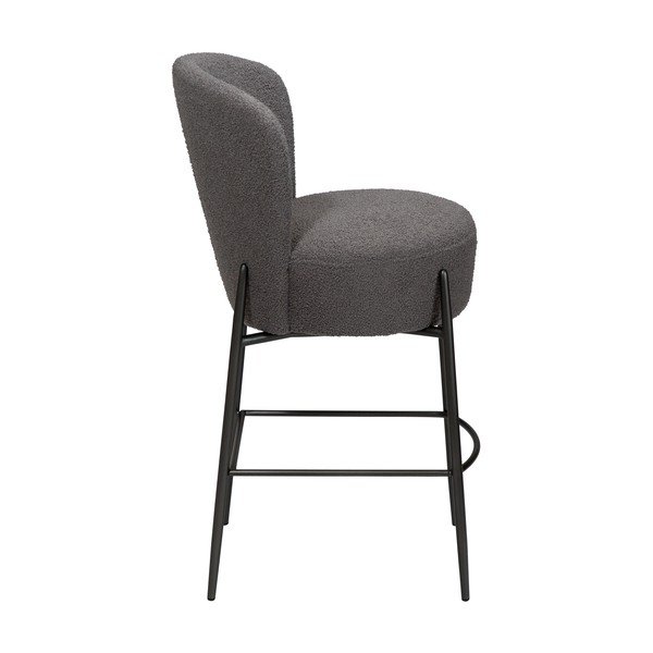 Šedá barová židle (výška sedáku 68 cm) Orbit – DAN-FORM Denmark-image-2
