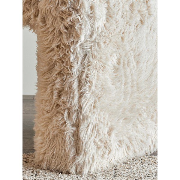 Béžový taburet z umělé kožešiny Bobbie – Bloomingville-image-4