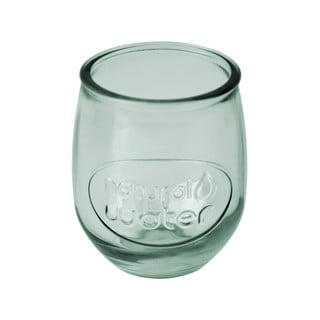 Světle zelená sklenice z recyklovaného skla Ego Dekor Water, 0,4 l