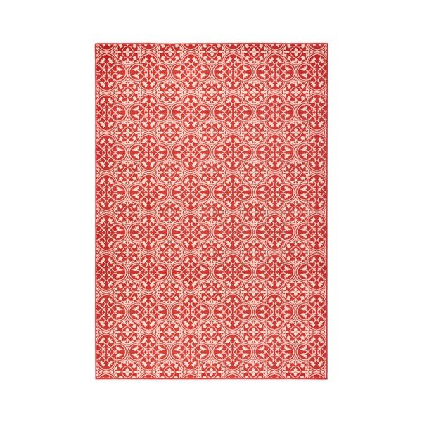 Červený běhoun Hanse Home Gloria Pattern, 80 x 200 cm