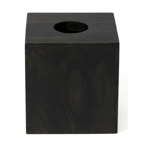 Box na kapesníčky z dubového dřeva Wireworks Mezza Dark-image-3