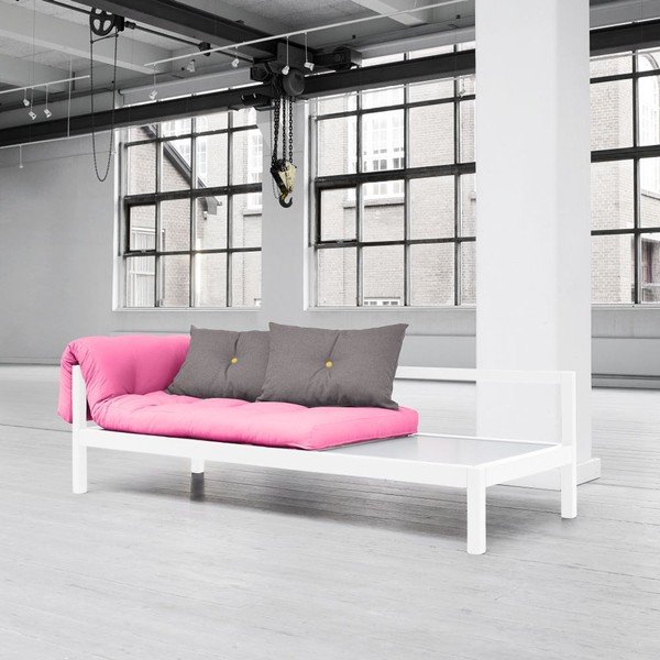 Multifunkční pohovka Karup Soul White/Magenta/Amarillo-image-1