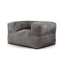 Tmavě šedý manšestrový sedací vak MooG – SLOWDOWN