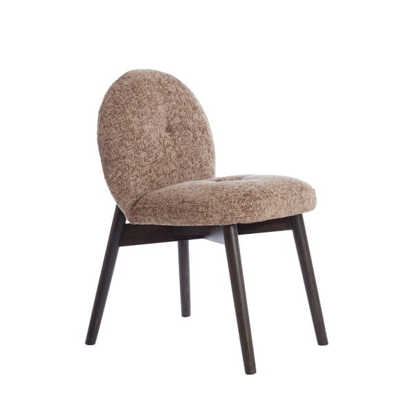 Hnědá čalouněná jídelní křesla v sadě 2 ks Sinosa – Light & Living