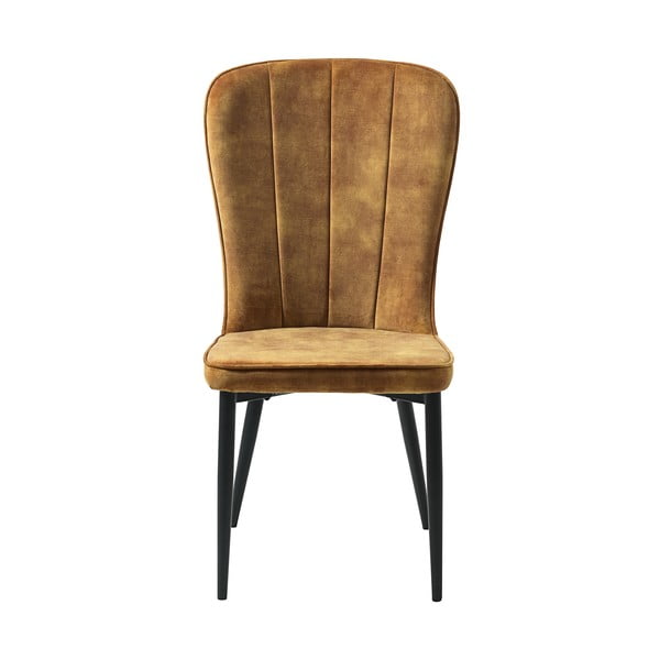 Žlutá jídelní židle Unique Furniture Hudson-image-3