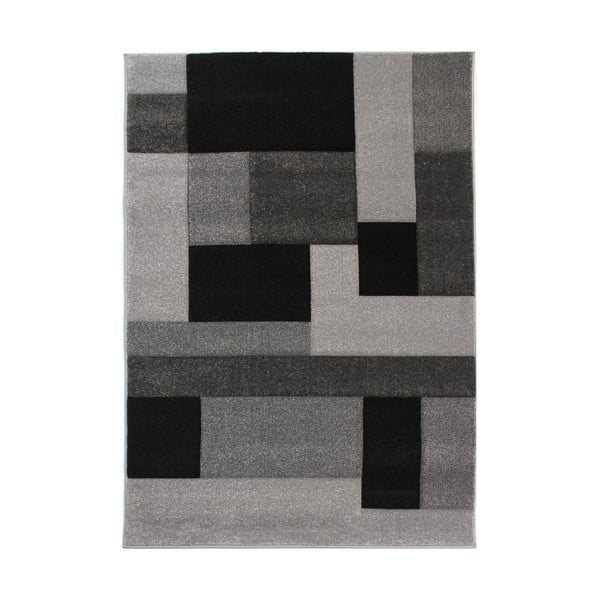Černo-šedý koberec Flair Rugs Cosmos, 160 x 230 cm