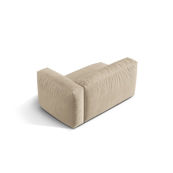 Béžový sametový modul pohovky (pravý roh) Martina – Micadoni -image-2