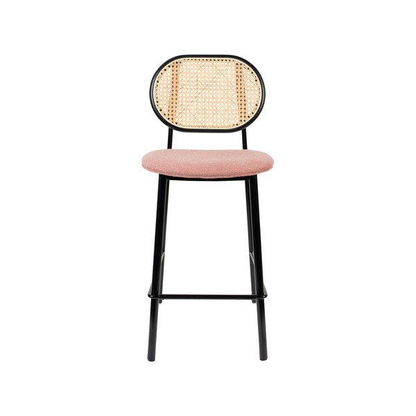 Černá/světle růžová barová židle 94 cm Spike – Zuiver-image-2