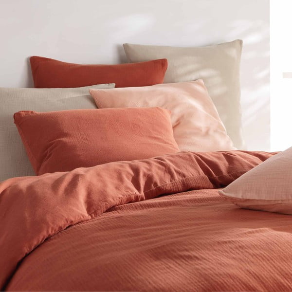 Světle zelené mušelínové povlečení na dvoulůžko/prodloužené 240x220 cm Angelia – douceur d'intérieur-image-4