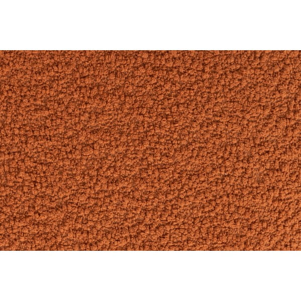 Taburet z textilie bouclé v cihlové barvě Marcos – White Label-image-3