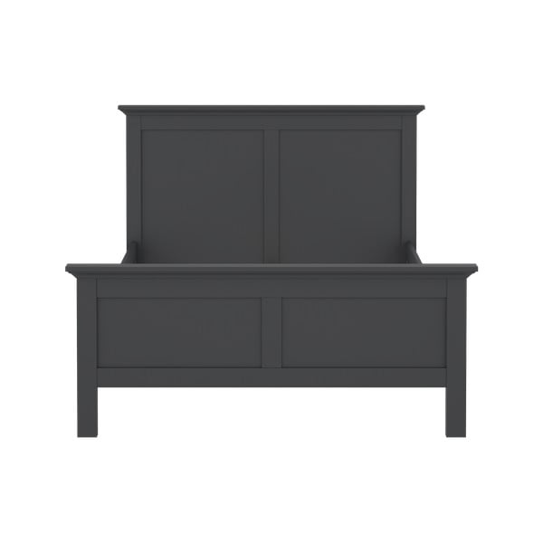 Šedá dvoulůžková postel 140x200 cm Paris – Tvilum-image-2