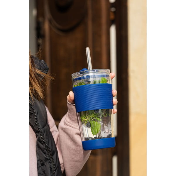 Modrý termo hrnek 600 ml Fuori – Vialli Design-image-2