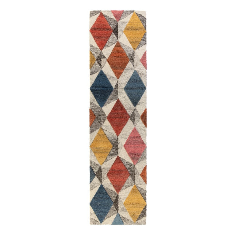 Vlněný koberec Flair Rugs Yara, 60 x 230 cm