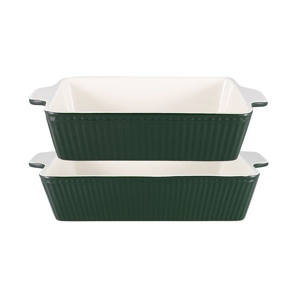 Zapékací mísy v sadě 2 ks z kameniny 27.2x17 cm Alice - Green Gate-image-1