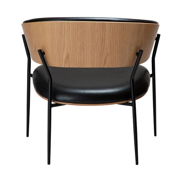 Černé křeslo z imitace kůže Crib – DAN-FORM Denmark-image-4