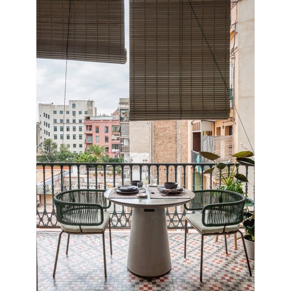 Betonový venkovní jídelní stůl Kave Home Itai, ⌀ 90 cm-image-3