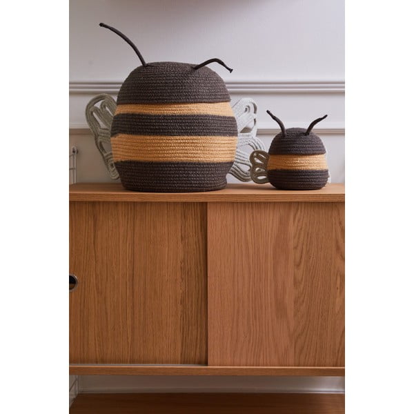 Látkový dětský koš na hračky ø 30x32 cm Mama Bee – Lorena Canals-image-3
