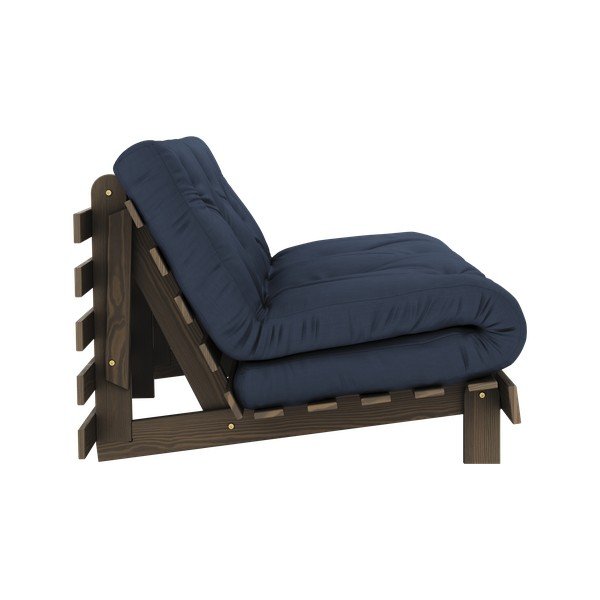 Tmavě modrá rozkládací pohovka 160 cm Roots – Karup Design-image-4