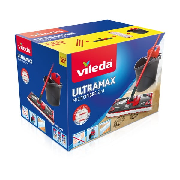 Set kyblíku a mopu na podlahu Vileda Ultramax-image-4