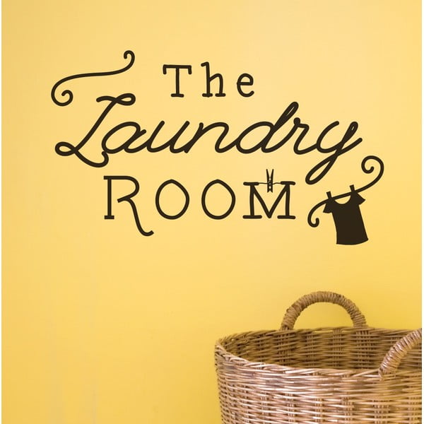 Dekorativní nástěnná samolepka Laundry Room
