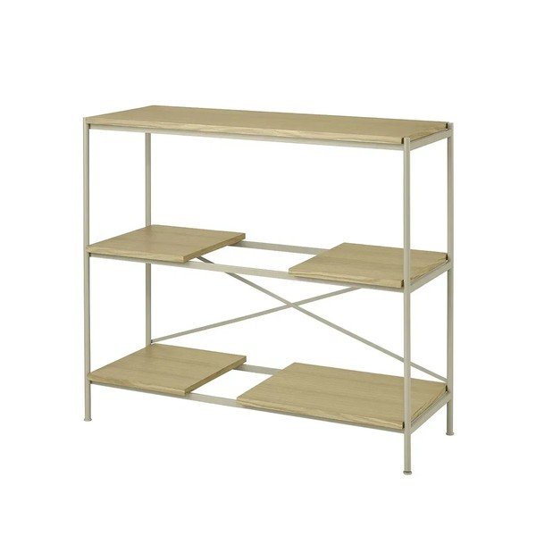 Regál v dekoru dubu v přírodní barvě 105x92x40 cm Sukoya – Blomus-image-2