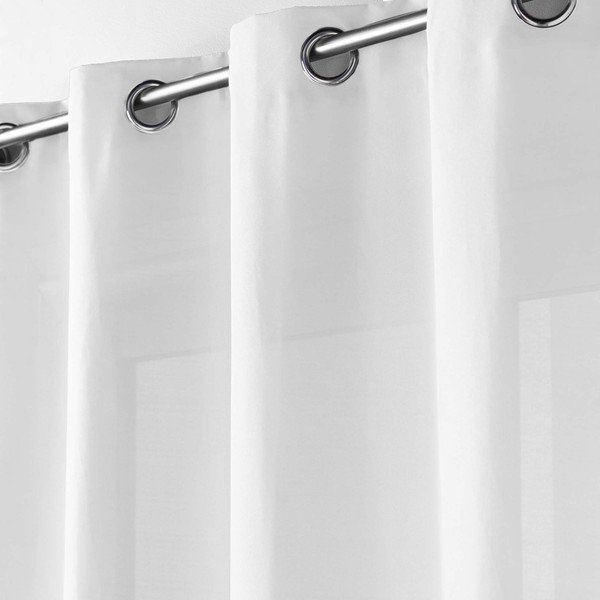 Bílý závěs z mikrovlákna 140x280 cm Absolu – douceur d'intérieur-image-1