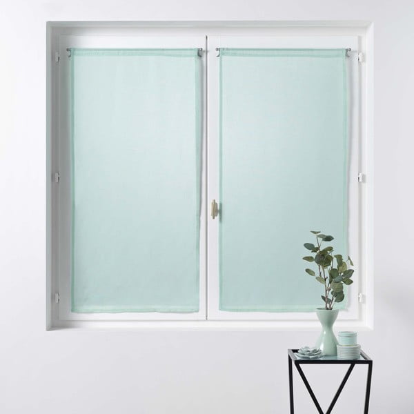 Voálové záclony v mentolové barvě v sadě 2 ks 60x120 cm Sandra – douceur d'intérieur-image-2