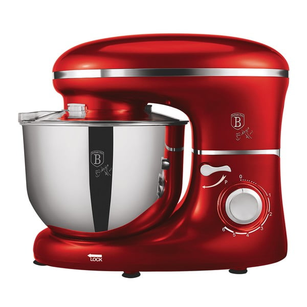 Červený kuchyňský robot Burgundy Metallic Line - BerlingerHaus-image-1