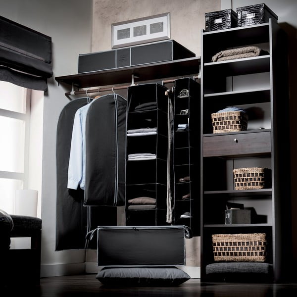 Černý úložný box Compactor Box-image-1