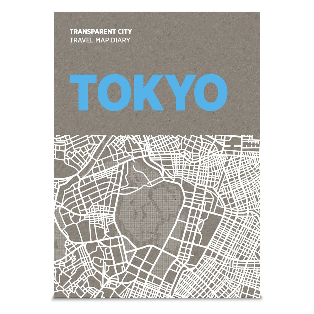 Mapa na popisky Palomar Transparent City Tokyo