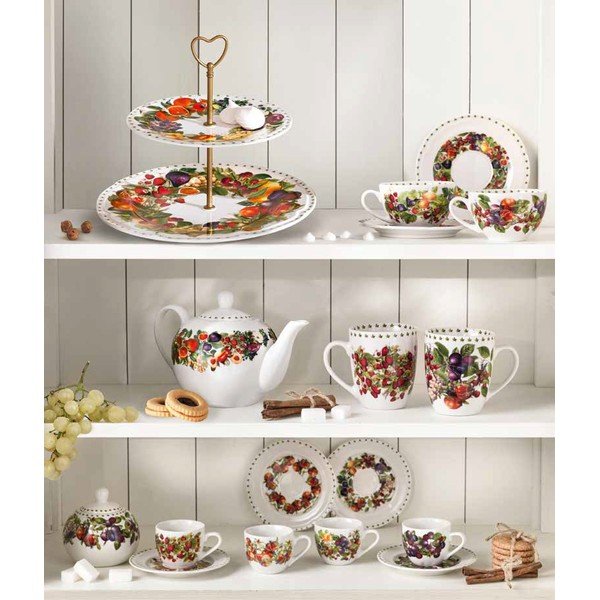 Bílá konvice na čaj z kostního porcelánu Le Primizie – Brandani-image-1
