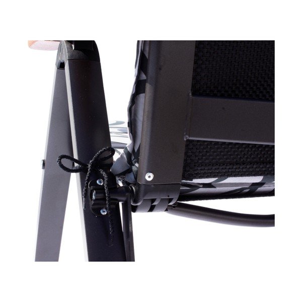 Černé kovové zahradní křeslo Ass Comfort - Sun Garden-image-2