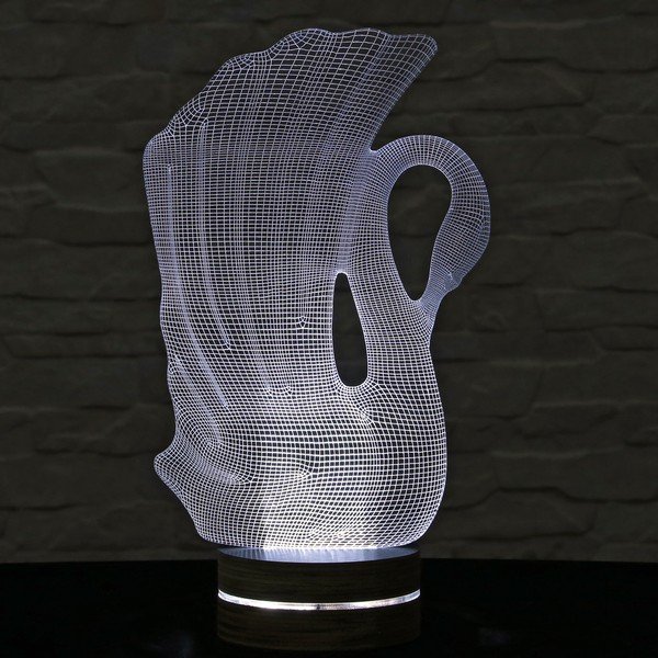 3D stolní lampa Swan