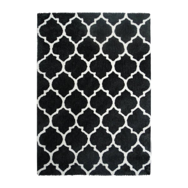 Ručně vyrobený koberec Kayoom Smooth Anthrazit, 160 x 230 cm