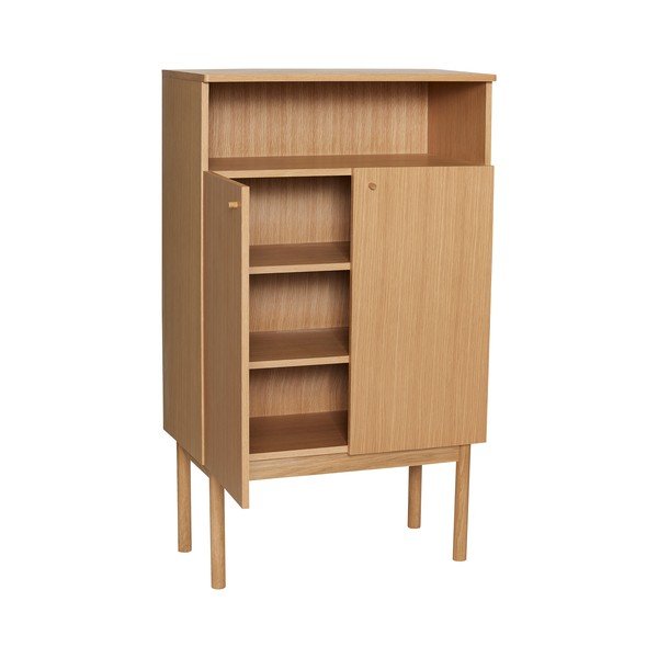 Skříňka v dekoru dubu v přírodní barvě 80x135x42 cm Ulterior – Hübsch-image-3