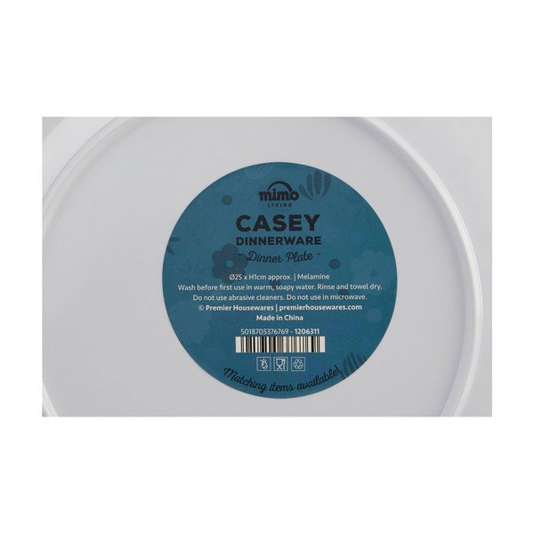 Barevný talíř s motivem květin Premier Housewares Casey, ⌀ 25 cm-image-2