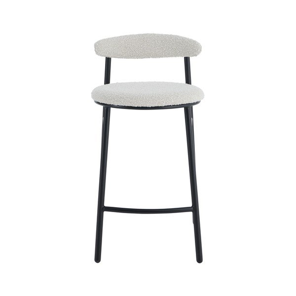 Krémová čalouněná barová židle (výška sedáku 67 cm) Bloggny – Ellos Home-image-2