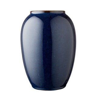 Modrá kameninová váza Bitz Pottery
