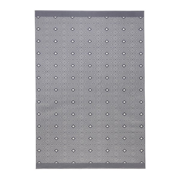 Šedý koberec Hanse Home Quadrangle, 70 x 140 cm