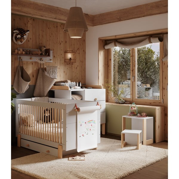 Světle šedý přebalovací pult Cube - Pinio-image-4