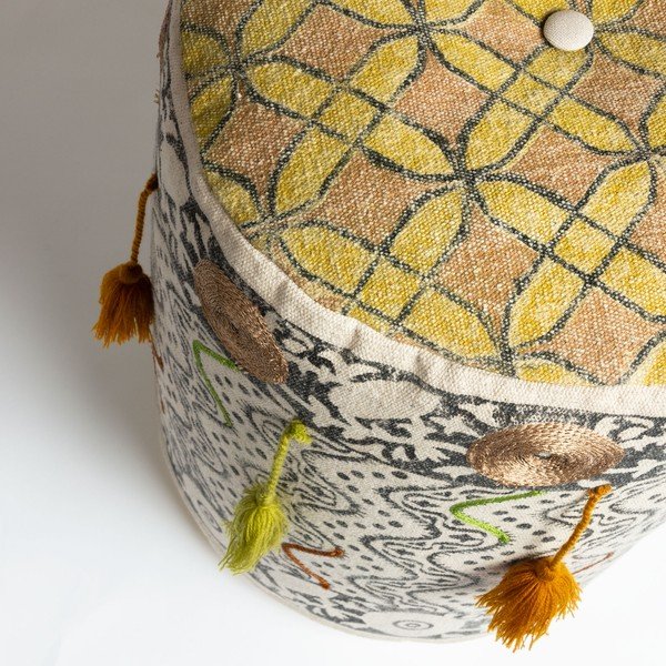 Barevný puf La Forma Haakon, ø 35 cm-image-1