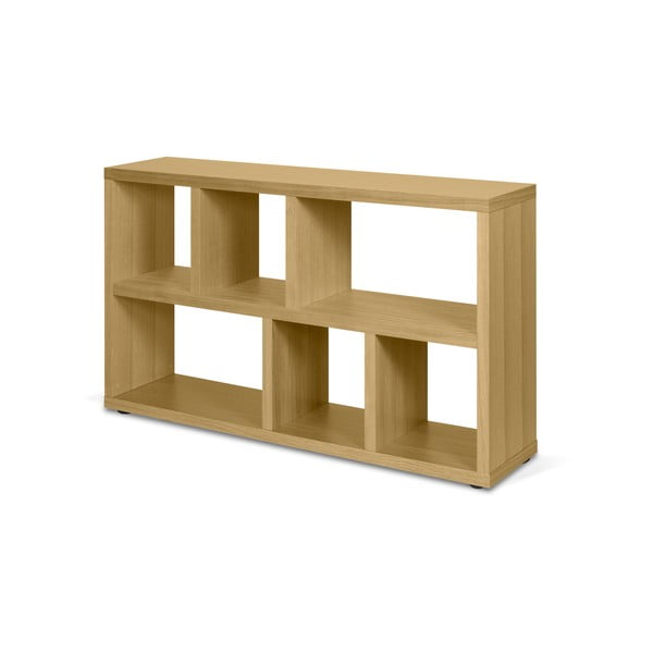 Knihovna v dekoru dubu v přírodní barvě 150x83 cm Berlin – TemaHome-image-3