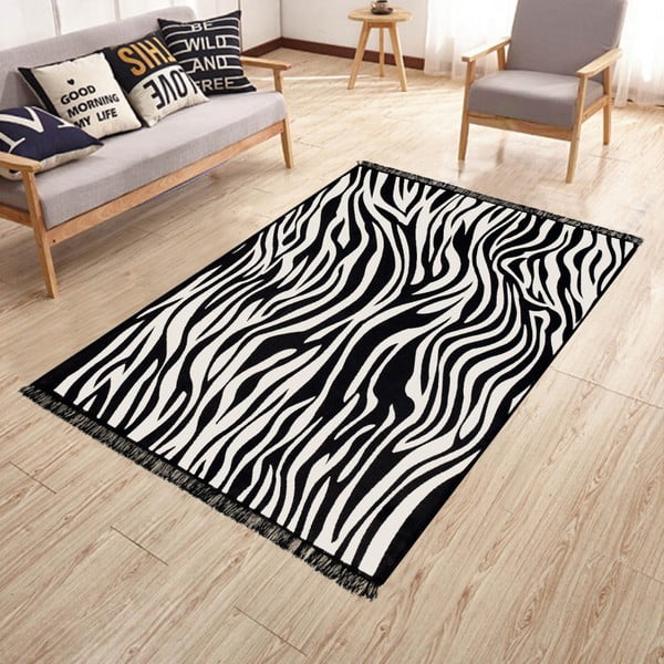 Oboustranný pratelný koberec Kate Louise Doube Sided Rug Zebra, 80 x 150 cm-image-3