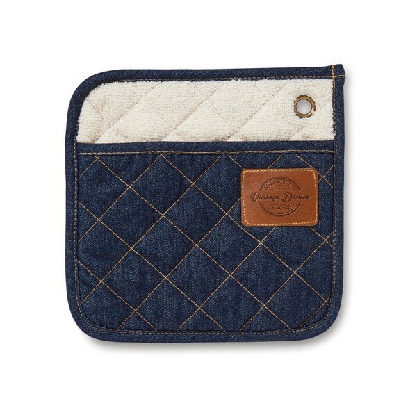 Čtvercová kuchyňská chňapka Cooksmart ® Oxford Denim-image-1