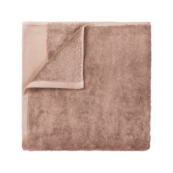 Růžový ručník Blomus Riva, 100 x 50 cm