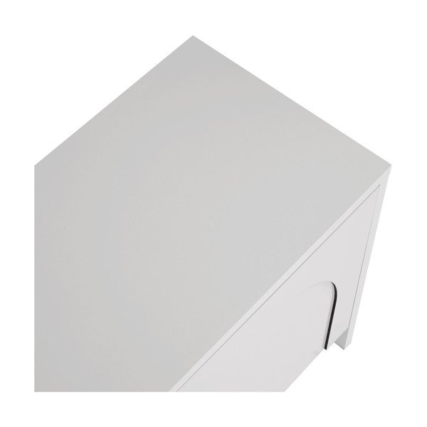 Bílý TV stolek 180x45x32 cm Aurelia – Kalune Design-image-4