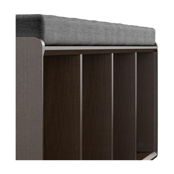 Hnědý botník s lavicí Novogratz Brittany-image-1