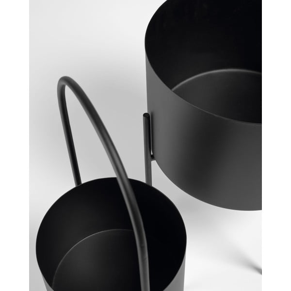 Kovové obaly na květináče v sadě 2 ks ø 25 cm Mash – Kave Home-image-3