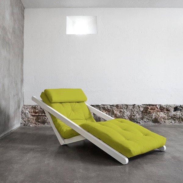Variabilní lenoška Karup Figo White/Pistacie